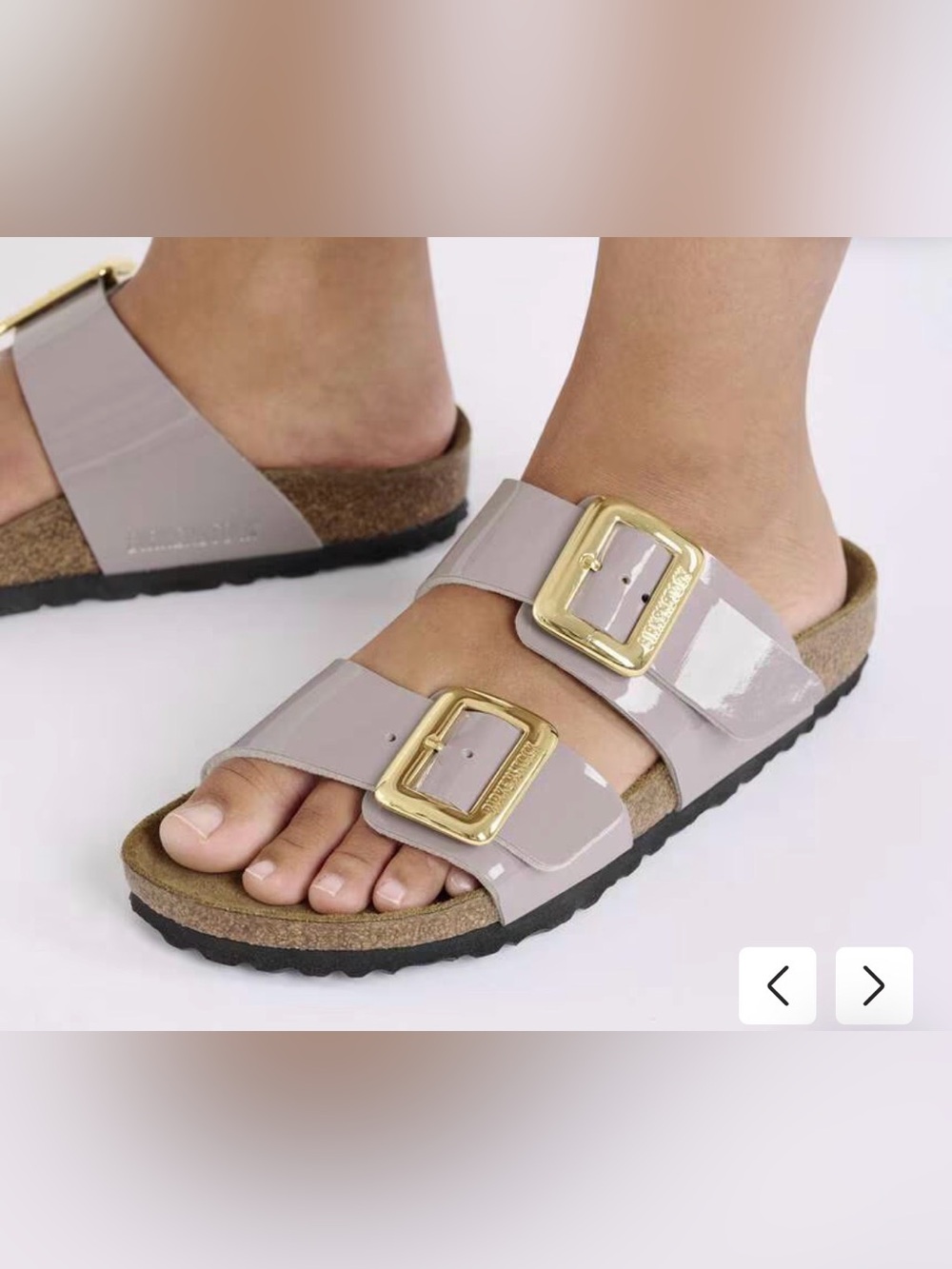 Birkenstock Sydney Luxe Patent Buckle Sandals